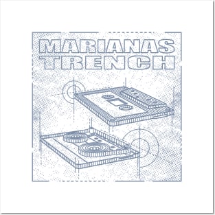 Marianas Trench Technical Drawing Posters and Art